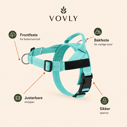 Vovly - Anti-Trekk Hundesele