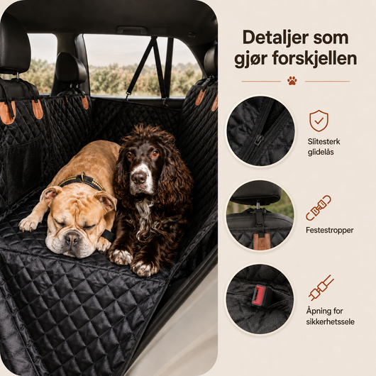 Baksete Lounge – Hundetrekk til Bil